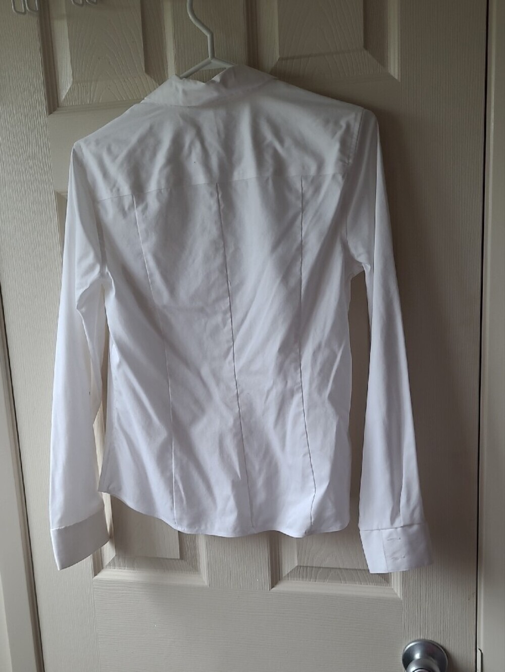 COTTON Tommy Hilfiger White Button-Up Dress Shirt - Slim Silhouette - Picture 9 of 9